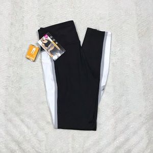 Black White Cropped Legging XS